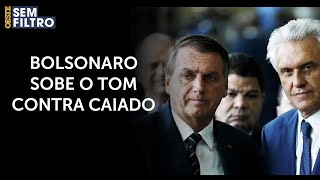 Bolsonaro rebate Caiado Se você o desagrada vira seu inimigo [upl. by Gillman977]