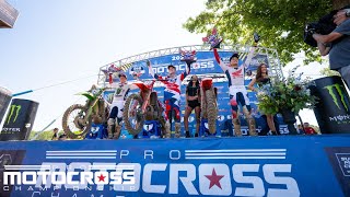 Post Race Press Conference 250  RedBud National 2024 [upl. by Ahsilef]