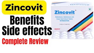 Zincovit tablet ke fayde in hindi  Zincovit tablet uses side effects [upl. by Yerffe]