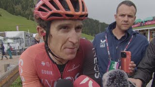 GERAINT THOMAS  AT THE END  STAGE 17  GIRO DITALY 2024 [upl. by Harli]