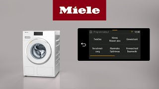 Miele WWV980  TwinDos Einstellungen ändern [upl. by Aloiv]