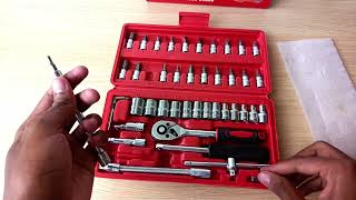 46piece socket wrench tool set [upl. by Novak]