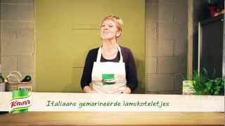 Italiaans gemarineerde lamskoteletjes  Knorr [upl. by Naehs]