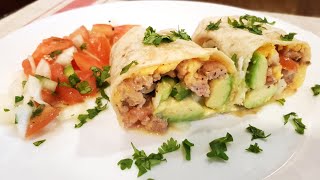 How to Make Breakfast Burrito [upl. by Crane]