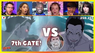 Guy vs Kisame  Reaction Mashup Naruto Shippuden 250251 ナルト 疾風伝 [upl. by Eveiveneg]