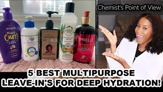 5 BEST MULTIPURPOSE LEAVE IN CONDITIONERS FOR DEEP HYDRATION  TYPE 4 NATURAL HAIR [upl. by Page]