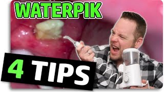 Waterpik Tonsil Stones → 4 Tips On Tonsil Stone Removal With A Water Flosser [upl. by Inalawi]