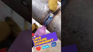 Pipe line tig Aargon welding ✌️✌️shorts aargon welding youtubeshorts weldingworld subscribe [upl. by Sissie]