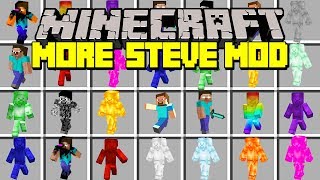 Minecraft MORE HEROBRINES MOD  RAINBOW GREEN BLUE RED PURPLE HEROBRINE  Modded MiniGame [upl. by Argyres]