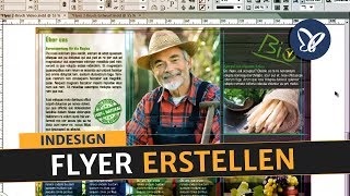 InDesign Tutorial Flyer erstellen und in Druck geben [upl. by Rankin]