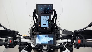 Garmin Zumo XT Motorcycle GPS Navigation installation on Yamaha Ténéré 700 [upl. by Fernande]