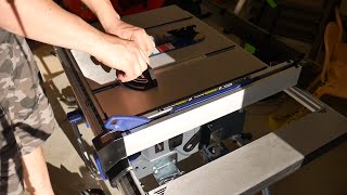 Assembling a Kobalt table saw [upl. by Yelnet]