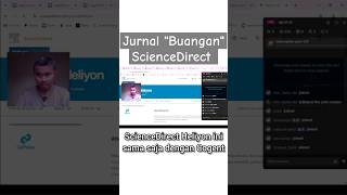 sciencedirect jurnal journal buangan berbayar heliyon scopus publication publikasi riset [upl. by Leftwich854]