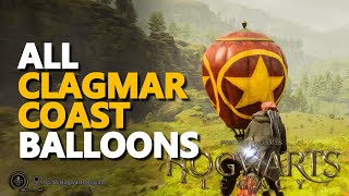 All Clagmar Coast Balloons Hogwarts Legacy [upl. by Oicelem]