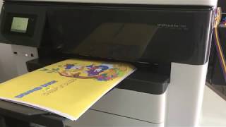 HP OFFICE JET PRO 7740  Unboxing amp Com Bulk HP 7740 프린트기 무한 공급기 설치 [upl. by Sink]