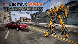 BeamNGDrive  Mod Transformers Epic Gameplay test [upl. by Amado9]