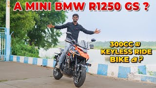 300cc ல Keyless Ride Bike அ   Zontes 350T Ride Review in Tamil  Better than BMW G310 GS [upl. by Akinam299]