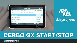 How To Setup Generator Start and Stop Times On The Victron Cerbo GX [upl. by Wilbert892]