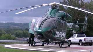 MD900 MD 900 Explorer Helicopter full sound start up and take off Allegheny Life Flight N905LF [upl. by Ahsead]