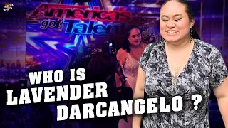 Who is Lavender Darcangelo on AGT Who was Heidis golden buzzer 2023 [upl. by Wystand]