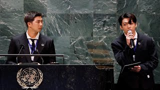 FULL SPEECH BTS at the United Nations Sustainable Development Goals Moment event [upl. by Evyn694]