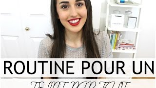 Routine Pour Teint Parfait  PREMIÈRE IMPRESSION  GRWM [upl. by Bendite380]