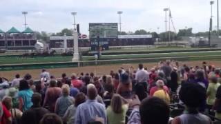 Riderless Horse Wins Race at Churchill Downs [upl. by Nerek]