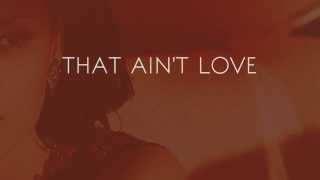 KATÉA  That Aint Love Lyrics video [upl. by Alimak190]