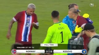 Norway vs Kosovo 30 Erling Braut Haaland Goal Hattrick  HighlightsFriendly Match2024 [upl. by Durkin]