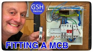 How to Fit a Circuit Breaker MCB RCBO to a Busbar Wylex No Miss Busbar Connection amp Quick Release [upl. by Ronen]