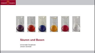 Vorlesung Allgemeine Chemie • Säuren und Basen 10 [upl. by Schilt]