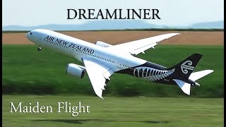 RC Boeing 7879 Dreamliner Maiden flight Air New Zealand [upl. by Eisle674]