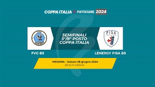 FVG Bs  Lenergy Pisa Bs  Coppa Italia 2024 [upl. by Lemmy]