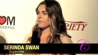 AnnaLynne McCord Matt Lanter amp Serinda Swan Support Somaly Mam Foundation [upl. by Jessy]