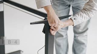 Agilestic standing desk with Keyboard tray Installation viedo [upl. by Netnilc235]