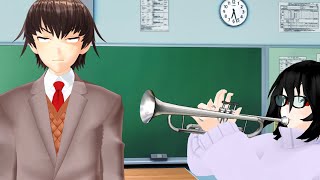 When you Realized youre Replaced by a Cheap bootleg  MMDxDDLC Trumpet Meme [upl. by Bullard]