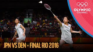 Womens Doubles Badminton Final 🇯🇵🆚🇩🇰  Rio 2016 Replays [upl. by Ericksen461]