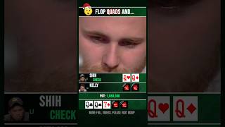 Flop quads then get action poker [upl. by Ainex506]