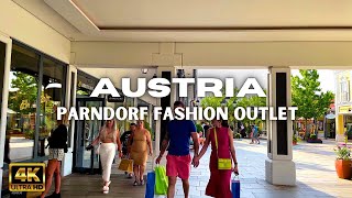 4K Walking Tour of Austria  PARNDORF FASHION OUTLET  Travel Austria 2023 [upl. by Larret369]