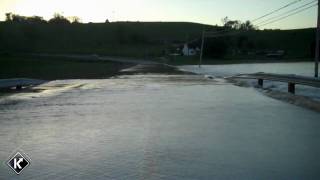 Bath County Flooding Outside Owingsville Kentucky  2010 [upl. by Aneris250]