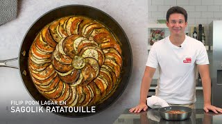 Confit Byaldi – Sagolik Ratatouille med Filip Poon [upl. by Crescen415]