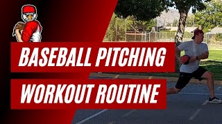 Baseball Pitcher Workout Routine  How to Throw Faster  Pitching Workout [upl. by Alyda841]