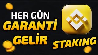 Binance Staking Nasıl Yapılır En İyi Pasif Gelir Yöntemi Binance Staking Rehberi [upl. by Woodman]