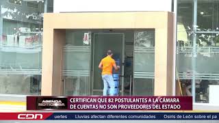 Certifican que 82 postulantes a la Cámara de Cuentas no son proveedores del Estado [upl. by Airelav]