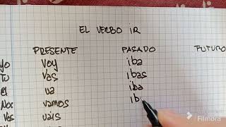 102 B ORTOGRAFÍA PASADO DEL VERBO IR [upl. by Vittoria]