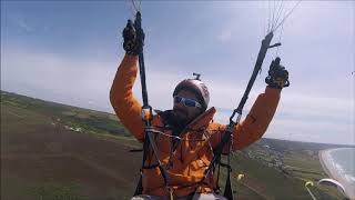 Parapente  Vauville quotles pierres pouqueléesquot  Advance Sigma 6 Normandie France [upl. by Ebag]