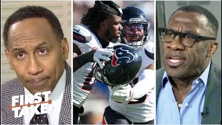 FIRST TAKE  Stephen A reacts to Azeez AlShaair suspended for 3 game DeMeco Ryans sounds off [upl. by Rekyr738]