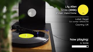 Lily Allen  Smile 2006 12quot Single  Full Vinyl Rip [upl. by Adest600]