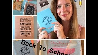 Back To School 📘 agenda  Mr wonderful rentrée 20162017 [upl. by Beatrix]