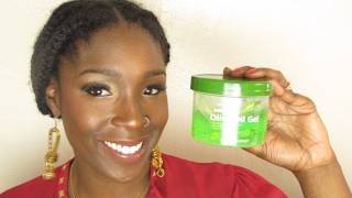 ✿NATURAL HAIR PRODUCT REVIEW✿ AMPRO PRO STYL OLIVE OIL GEL [upl. by Reni]